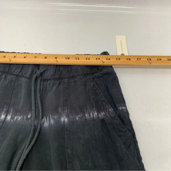 Cloth Stone Anthropolgie Pants Joggers Woman XS Charcoal Chambray Pockets New - Picture 9 of 12